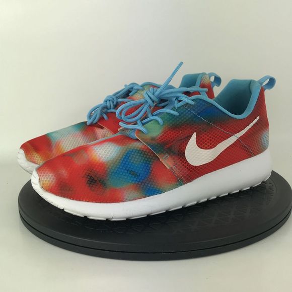 Nike Roshe Run 'Rainbow Sherbet' Running Shoes 705486-400 Women's Size 8.5 (7Y) - Picture 1 of 12